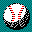 B & Baseball icon